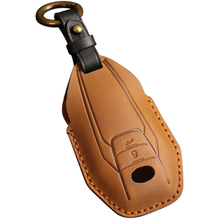 新上汽大通D90PRO真皮钥匙套2021款大通MAXUSD90高档牛皮包壳扣男