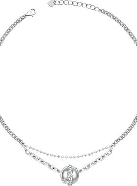 VIGG星穹项链女双层设计锁骨链