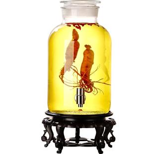 泡酒玻璃瓶专用酿酒罐10斤30斤泡人参药酒瓶子广口磨砂瓶大酒坛子