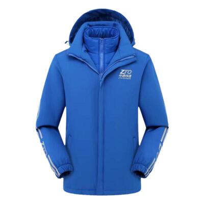 男装中通快递工作服加绒加厚