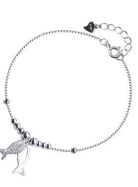 原创双鱼座纯银手链简约个性