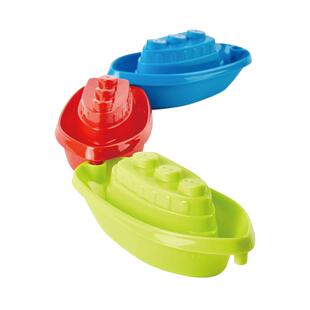 Hape沙滩浴室组合船1-3岁儿童宝宝户外沙子玩具玩沙挖沙模型戏水