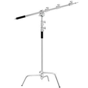 【神牛原厂】灯架摄影灯气压全金属魔术腿顶灯三脚架一体式枪把式影棚地灯滑轮反折支架