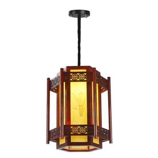 中式仿古实木户外走廊广告装饰灯笼火锅饭店茶楼古风建筑古典吊灯