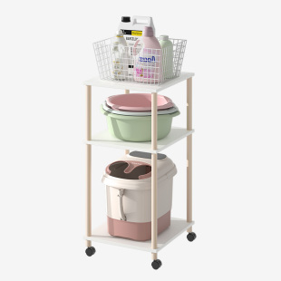 垃圾桶上方置物架客厅纸篓落地水壶放置架子桶装水上方多层收纳架