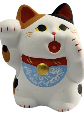日式招财猫摆件开业礼物