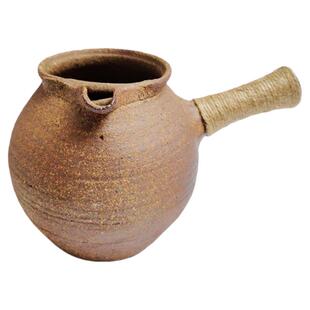 云南粗陶烤茶罐手工复古柴窑煤烧餐饮具烤奶罐土陶公道杯煮茶壶罐