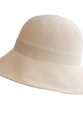 桑蚕丝渔夫帽女夏季防晒显脸小