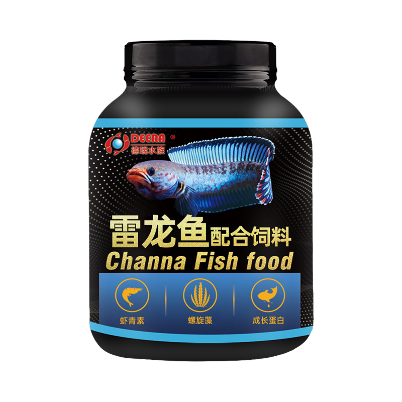 德瑞雷龙鱼饲料七彩雷龙鱼专用鱼食巴卡奶茶阿萨姆眼镜蛇通用鱼粮