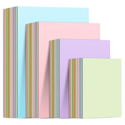 马卡龙色卡纸a4彩色手工硬卡纸a5