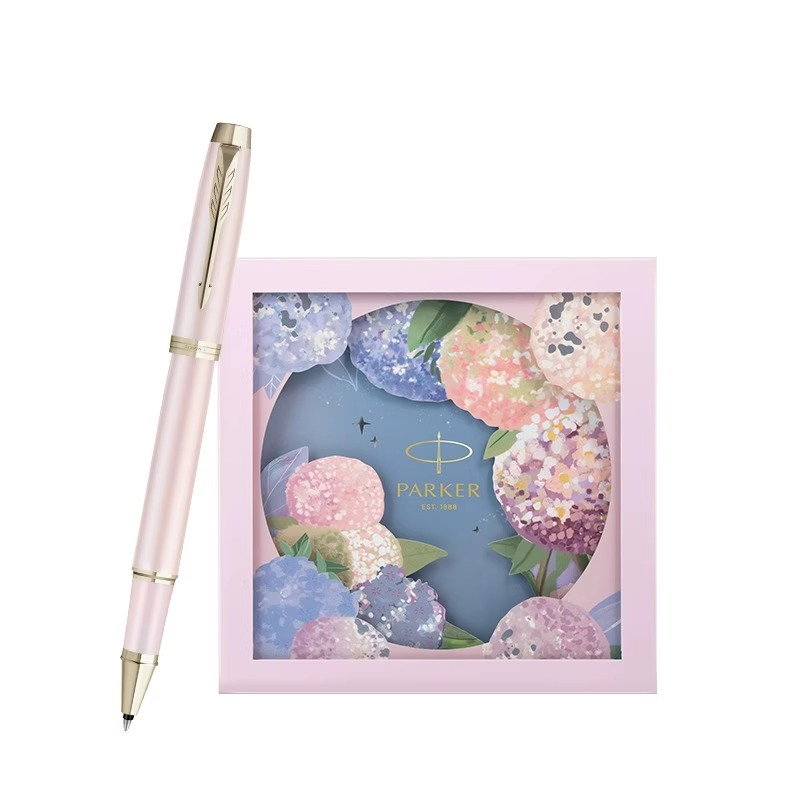 【毕业礼物】PARKER/派克签字笔官方旗舰店IM绣球花艺宝珠笔礼盒送女生老师同事离职礼物高颜值免费刻字