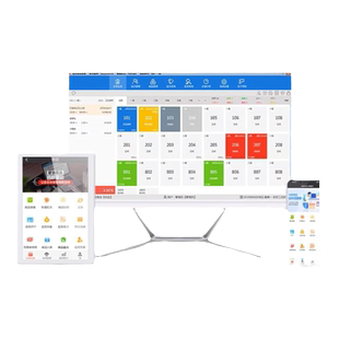 茶楼收银系统专用棋牌室麻将馆会员管理系统扫码点单小程序手机APP收款房台灯控计时收费软件
