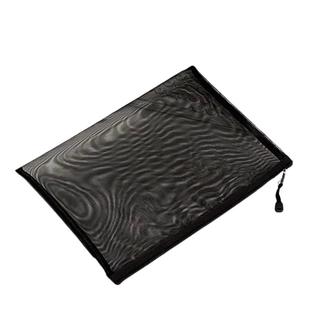 可带入考场A4简约网纱透明文件袋A6拉链式手提袋A5学生用档案袋中考高考考试专用笔袋文件袋票据袋公考收纳袋