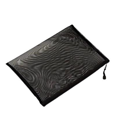 可带入考场A4简约网纱透明文件袋A6拉链式手提袋A5学生用档案袋中考高考考试专用笔袋文件袋票据袋公考收纳袋