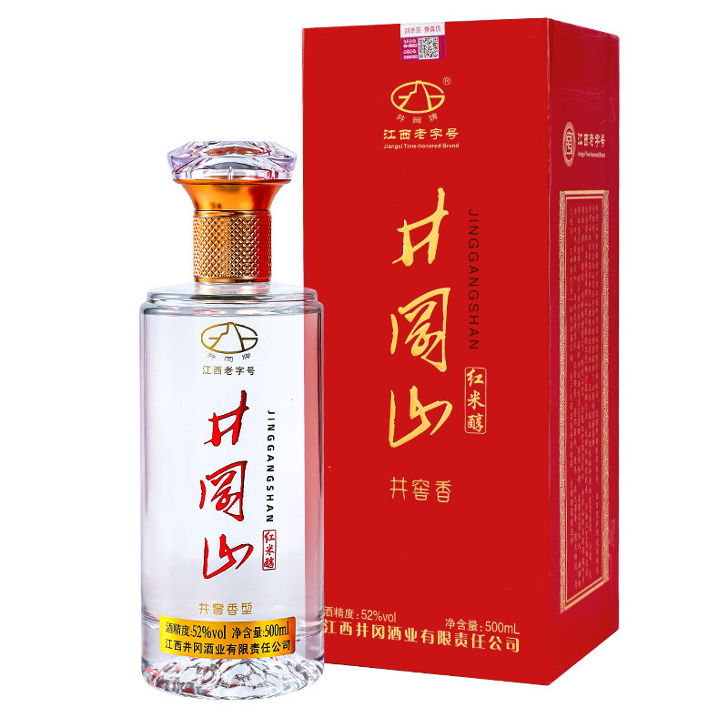 52度井冈山红米醇500ml礼白酒/调香白酒