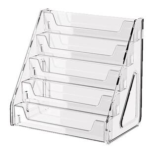 书架桌面书立宝宝阅读床头柜飘窗上杂志置物亚克力儿童绘本收纳盒