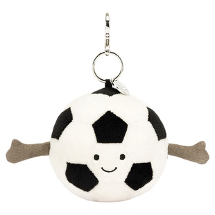 英国Jellycat趣味运动足球包包挂饰挂件钥匙扣毛绒玩偶生日礼物