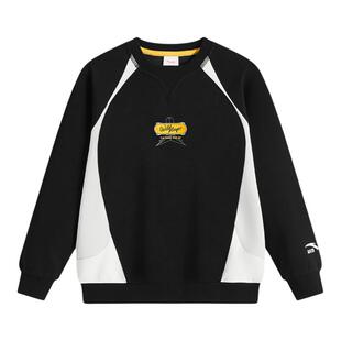 安踏儿童卫衣男童套头衫2025秋冬新款亲肤中大童圆领卫衣长袖上衣