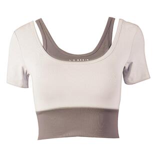 瑜伽服女2025新款高级感速干短袖上衣专业运动跑步普拉提健身套装