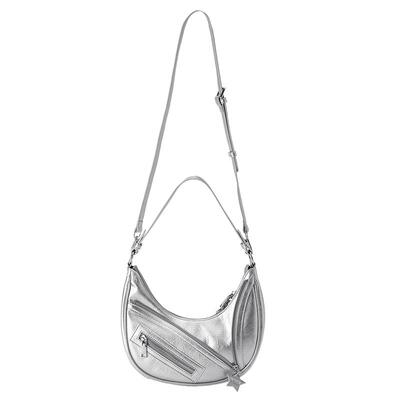 乐町夏季新款拉链装饰辣妹炸街腋下包C2YFE2184