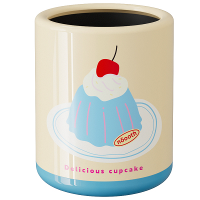 诺室糯叽叽桌面垃圾桶高颜值可爱迷你化妆品茶几台面纸篓小收纳桶