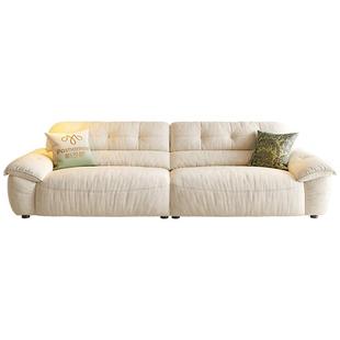 帕沙曼猫抓布艺沙发小户型客厅简约现代全拆洗沙发帆船直排高靠背