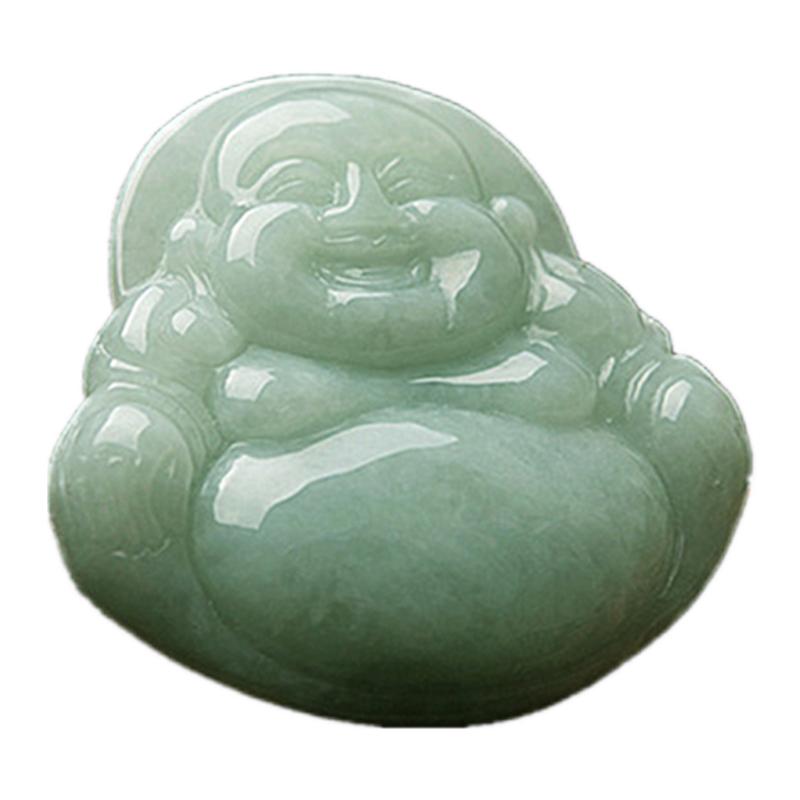 简约定情信物天然翡翠观音玉佛