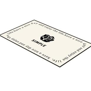 法式高端入户地垫高级感丝圈入室门垫可裁剪耐脏玄关门内防滑脚垫