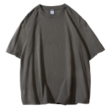 美式260g重磅短袖t恤男女夏季纯棉复古t恤券后17.5元包邮