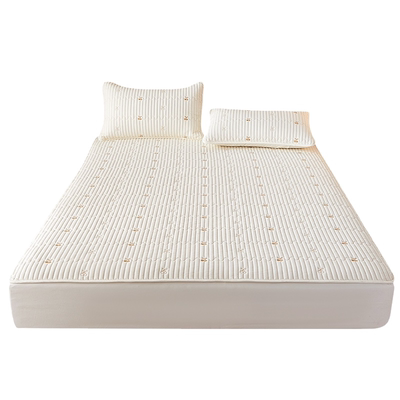 A类原棉夹棉床笠床罩床套防水隔尿床垫保护罩2025新款宿舍床单套2