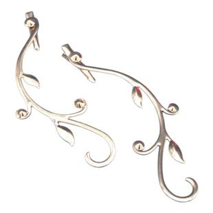 优雅发夹边夹头饰对夹新品美女发饰唯美配饰唐风发钗头夹侠女风