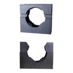 高端塑料波纹管固定支架浪管固定座管卡管架管夹带盖不带盖固定架