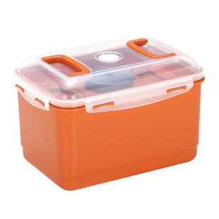 韩国泡菜盒进口ROICHEN 真空密封大容量除味压板碳盒保鲜盒储物盒