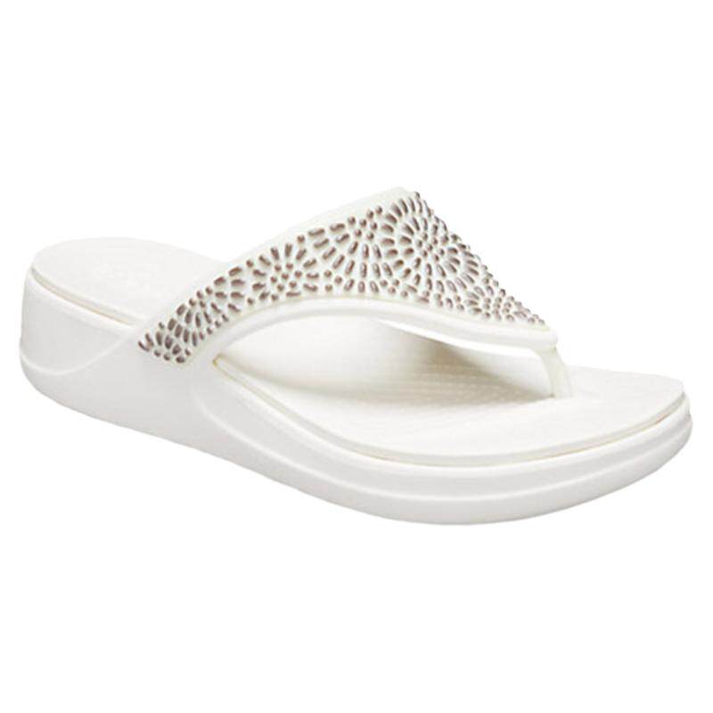 crocs人字拖度假休闲风正品女鞋