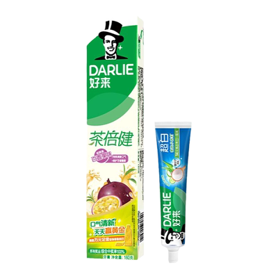 好来果味含氟清新口气初萃茶牙膏