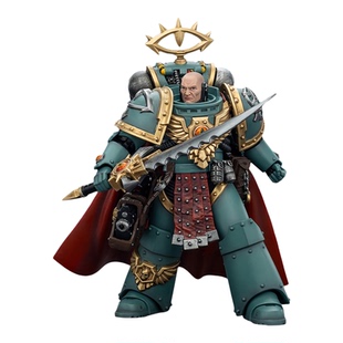 JOYTOY暗源战锤荷鲁斯之子 提巴特·马尔第&破城者 1:18可动兵人