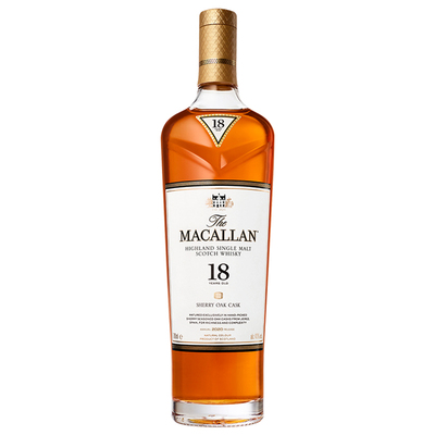 麦卡伦雪莉桶18年macallan威士忌
