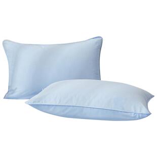 舒飘儿纯棉防螨枕套单个家用儿童枕头套春秋全棉枕芯套48cmx74cm