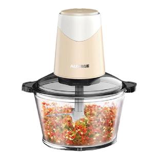 奥克斯绞肉机家用电动小型不锈钢搅拌打碎多功能佐料蒜泥馅料理机