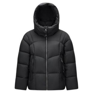 商场同款|轻松森马羽绒服女冬中长款90绒子宽松肌理2025新款外套