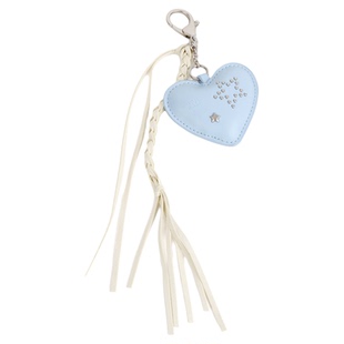 VANWALK糯米团 皮质爱心编织挂绳包包挂件精致高级感钥匙扣包挂饰