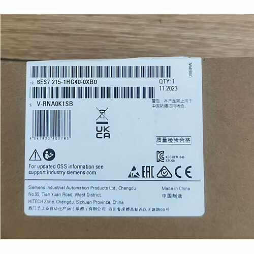 议价6ES7215-1HG40-0XB0/OXBO西门子1215C紧凑型CPU 6ES72151HG40