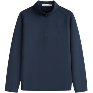 Navigare意大利小帆船半开领运动卫衣男士秋冬新品休闲加绒套头衫