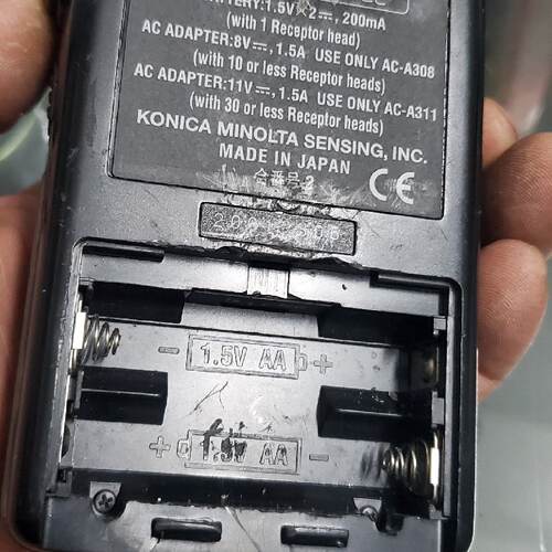 【询价】美能达CL-200A  色彩照度计  没有后盖  无其他附件适用