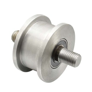 h型槽轮 H型双边轨道轮滑轮 工字钢方钢滑轮 H型槽轮铁门门轮滑轮