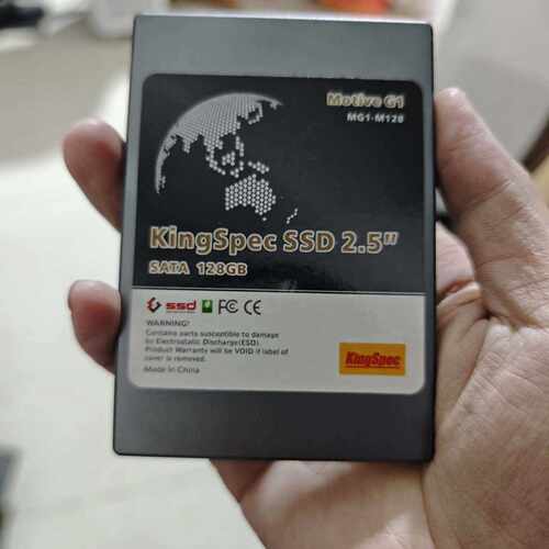 议价KINGSPEC 128G固态硬盘sata口。维修