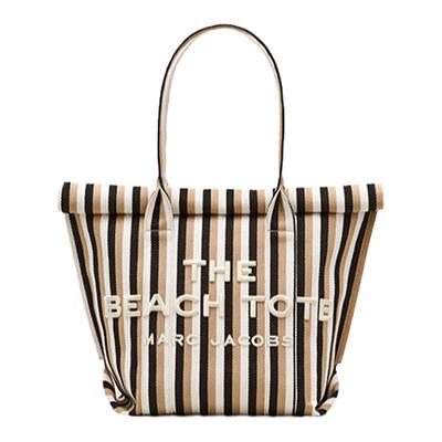 【礼物】MARC JACOBS/莫杰 TOTE 中号编织大容量沙滩包托特包