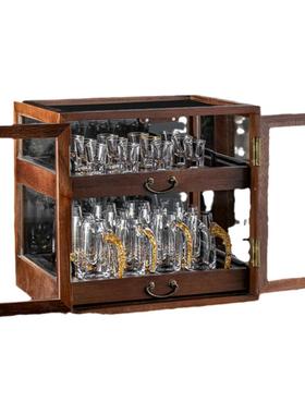 高档轻奢酒柜装饰品摆件白酒杯