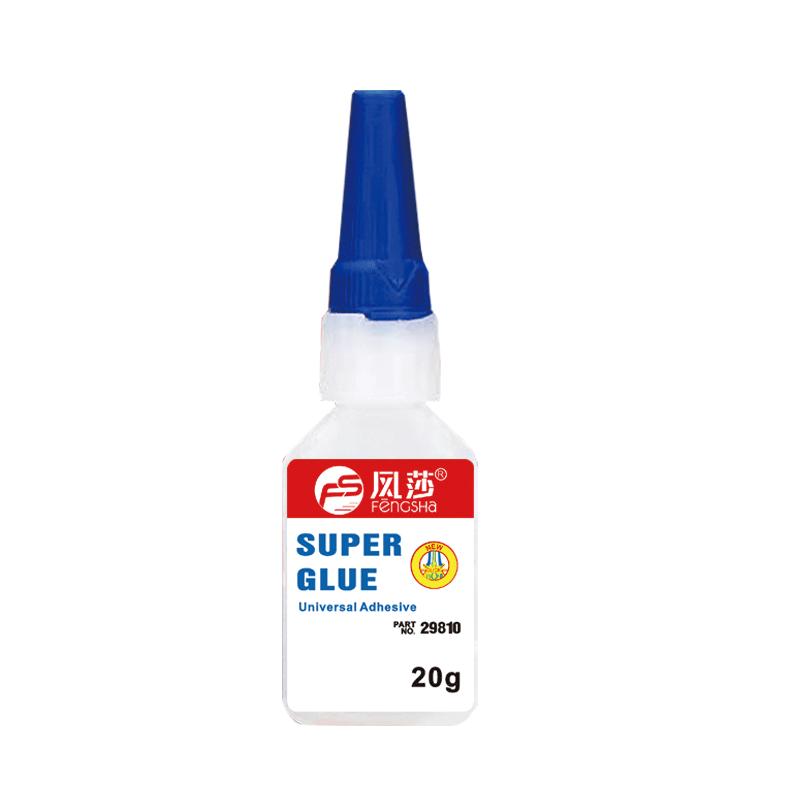 风莎胶水强力粘玻璃铁金属专用胶亚克力塑料陶瓷石头瓷器不锈钢木头多功能粘得牢防水透明速干快干胶