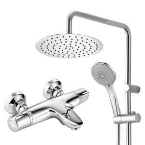 摩恩恒温花洒混水阀淋浴器卫浴淋浴花洒套装沐浴龙头喷头91046EC